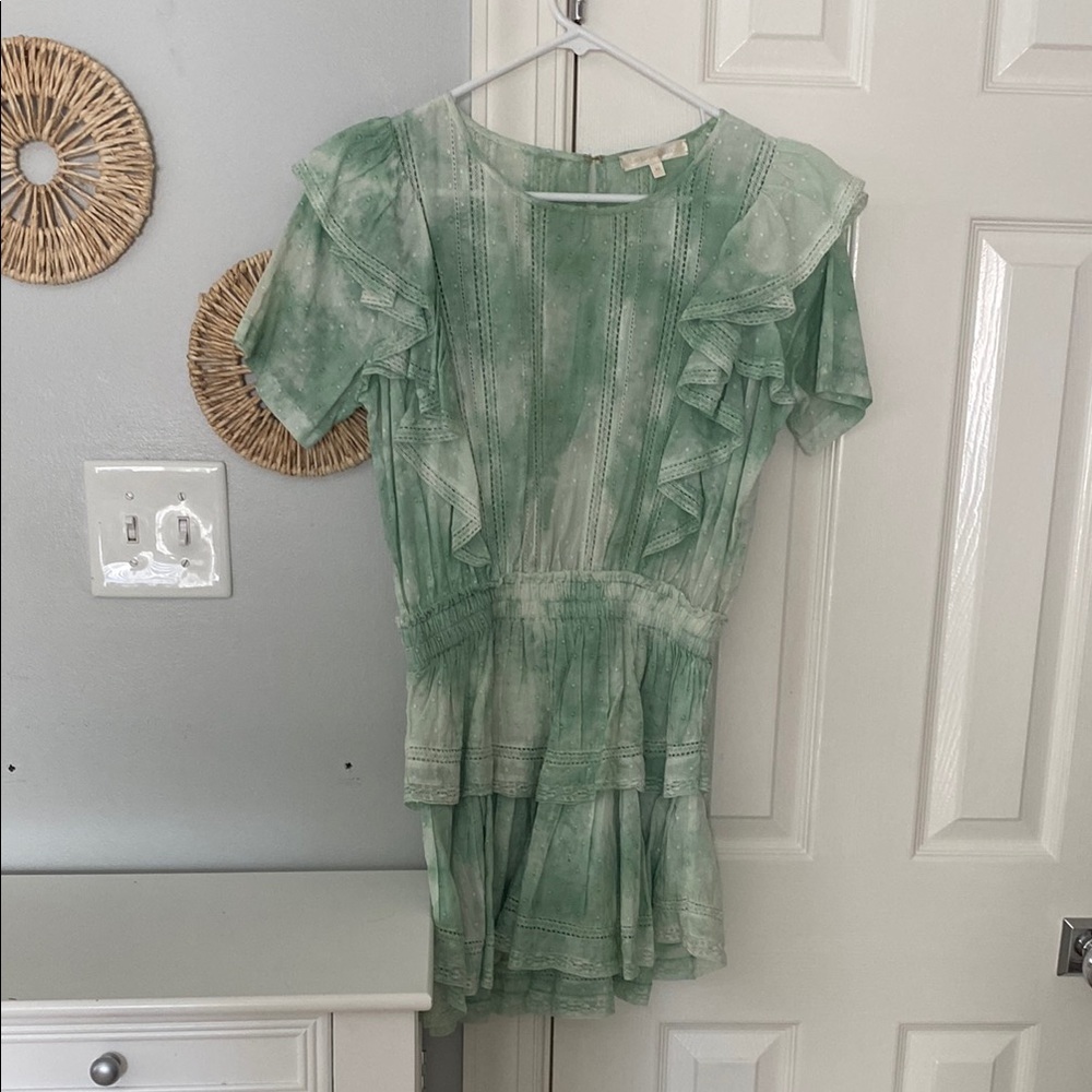 Green Ruffled Love Shack Dress